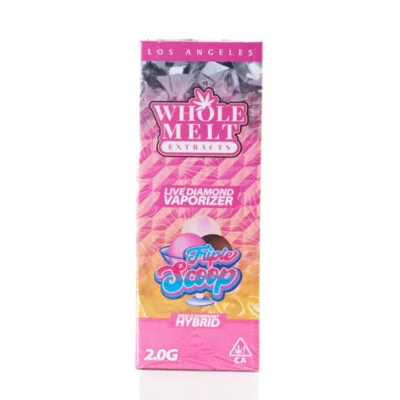 Triple Scoop Whole Melts Disposable – Hybrid - Official Whole Melt Extracts