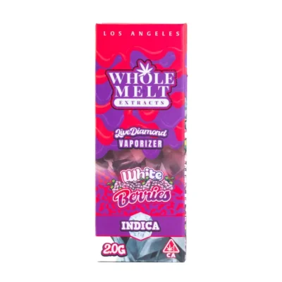 White Berries Whole Melts Disposable – Indica - Official Whole Melt Extracts