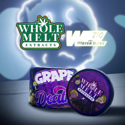 Whole Melt Extracts X the Water Boyz – Grape Death Star Live Rosin – 2GM - Official Whole Melt Extracts