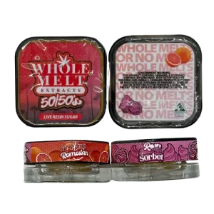 Whole Melt Extracts 50/50’s Live Resin Sugar “Grapefruit Romulan” & “Roses Sorbet - Official Whole Melt Extracts
