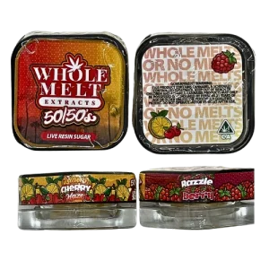 Whole Melt Extracts 50/50’s Live Resin Sugar “Lemon Cherry Haze” & “Razzle Berry” - Official Whole Melt Extracts