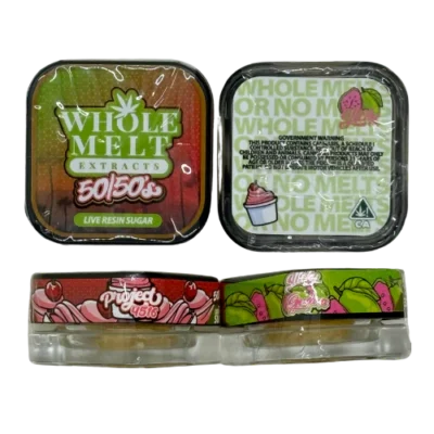 Whole Melt Extracts 50/50’s Live Resin Sugar “Project 4516” & “Sticky Guava” - Official Whole Melt Extracts