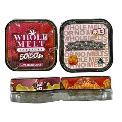 Whole Melt Extracts 50/50’s Live Resin Sugar “Sweet Diesel #13” & “Tangelo” - Official Whole Melt Extracts