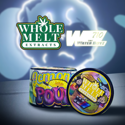 Whole Melt Extracts X the Water Boyz – Lemon Poundz Live Rosin – 2GM - Official Whole Melt Extracts