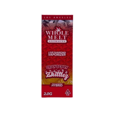 Cranberry Zkittlez Whole Melts Disposable – Hybrid - Official Whole Melt Extracts