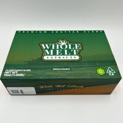 Whole Melt Extracts Banana Gelato | Shatter Slabs - Official Whole Melt Extracts