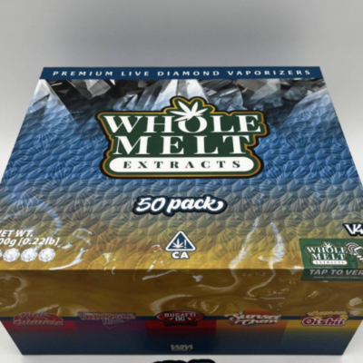 V4 Whole Melts Disposable - 50 Pack Master Box - Official Whole Melt Extracts