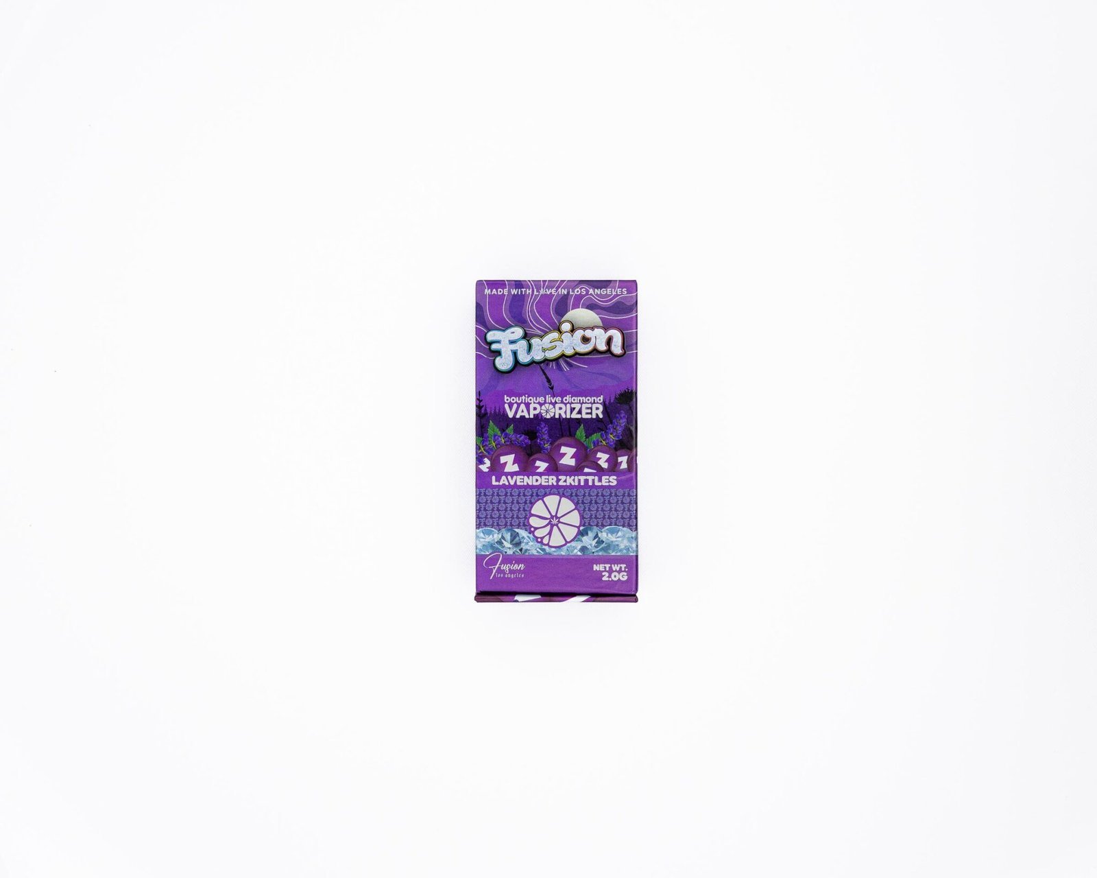 Lavender Zkittles Whole Melts x Fusion – 2G Indica Disposable Vape - Official Whole Melt Extracts