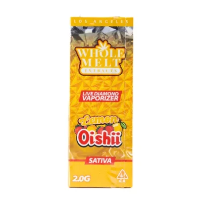 Lemon Oishii Whole Melts Disposable – Hybrid - Official Whole Melt Extracts