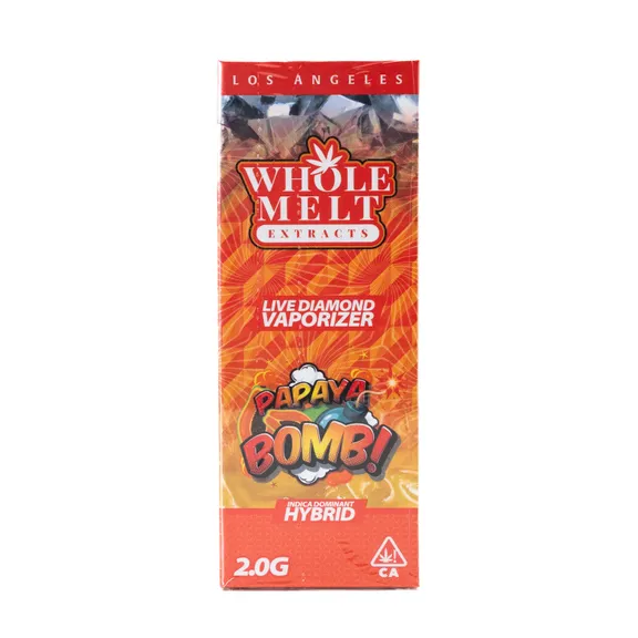 Papaya Bomb Whole Melts Disposable – Hybrid - Official Whole Melt Extracts