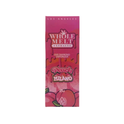 Peach Milano Whole Melts Disposable – Hybrid - Official Whole Melt Extracts