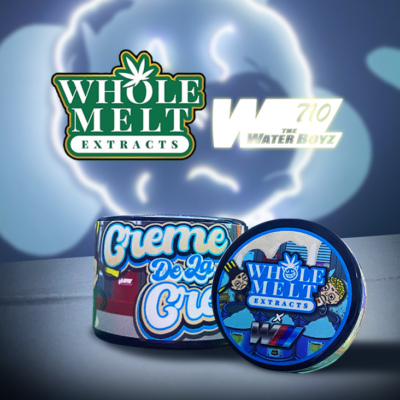 Whole Melt Extracts X the Water Boyz – Creme De La Cream Live Rosin – 2GM - Official Whole Melt Extracts