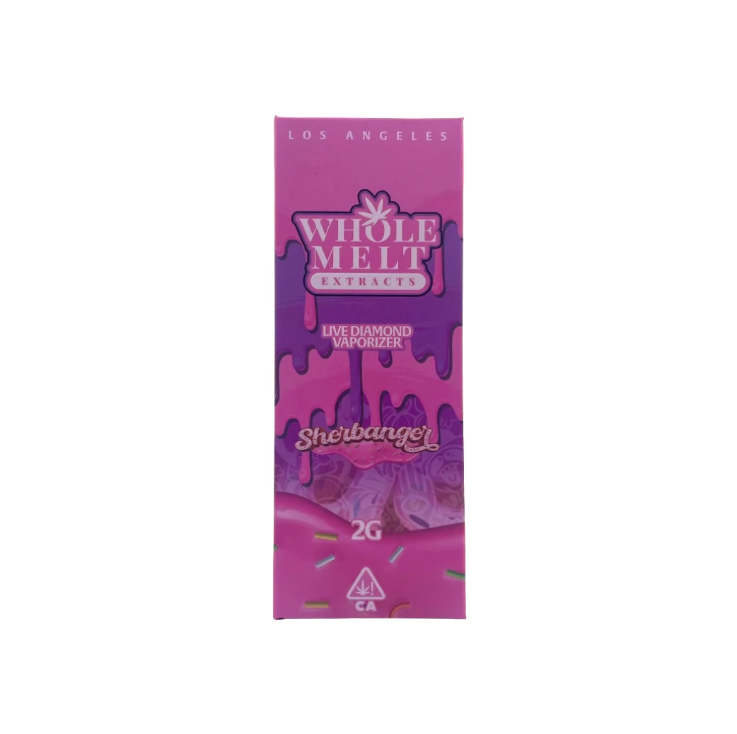 Sherbanger Whole Melts Disposable – Hybrid - Official Whole Melt Extracts