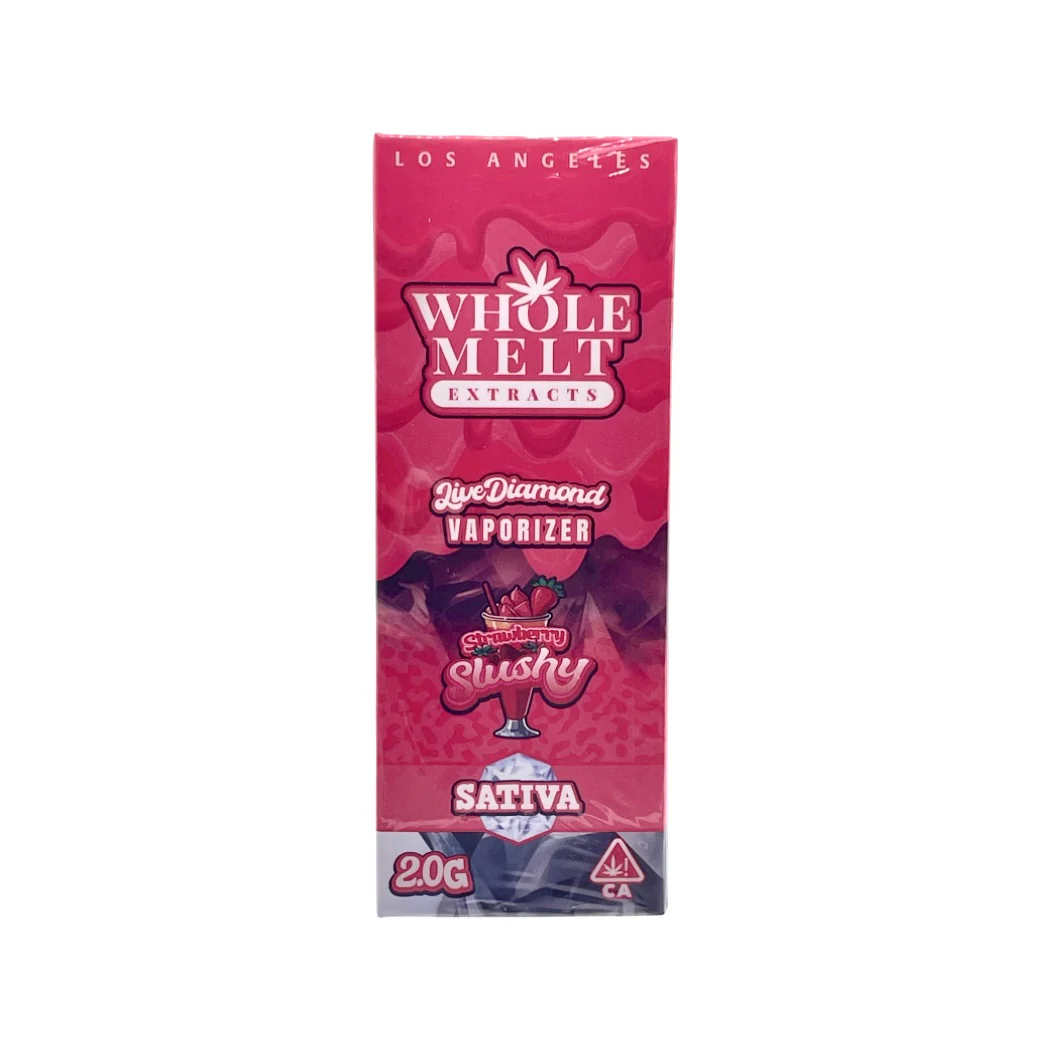 Strawberry Slushy Whole Melts Disposable – Hybrid - Official Whole Melt Extracts