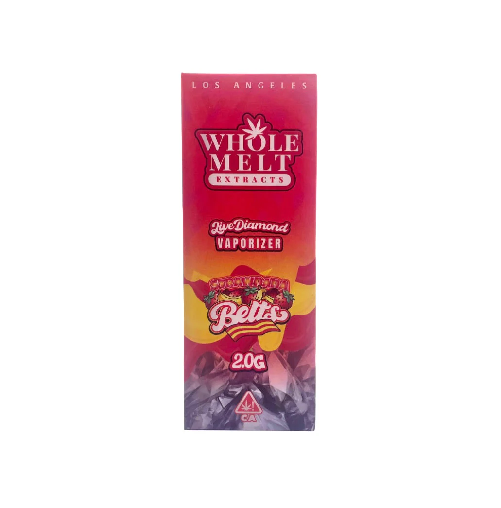 Strawnana Belts Whole Melts Disposable – Hybrid - Official Whole Melt Extracts