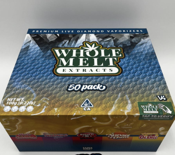V4 Whole Melts Disposable - 50 Pack Master Box - Official Whole Melt Extracts