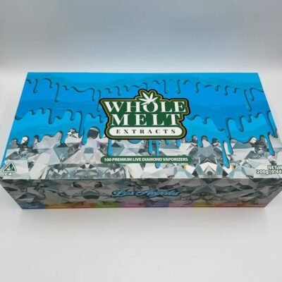 Blue Whole Melts Master Box | 100 Disposable Vapes - 10 Flavors - Official Whole Melt Extracts
