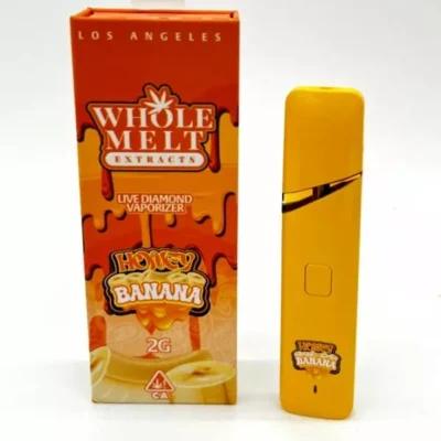 Honey Banana Whole Melts Disposable – Sativa - Official Whole Melt Extracts