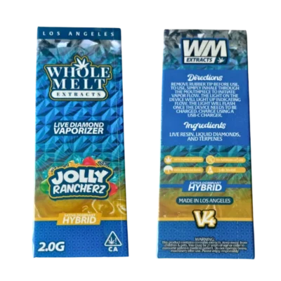 Jolly Rancherz Whole Melts Disposable – Hybrid - Official Whole Melt Extracts