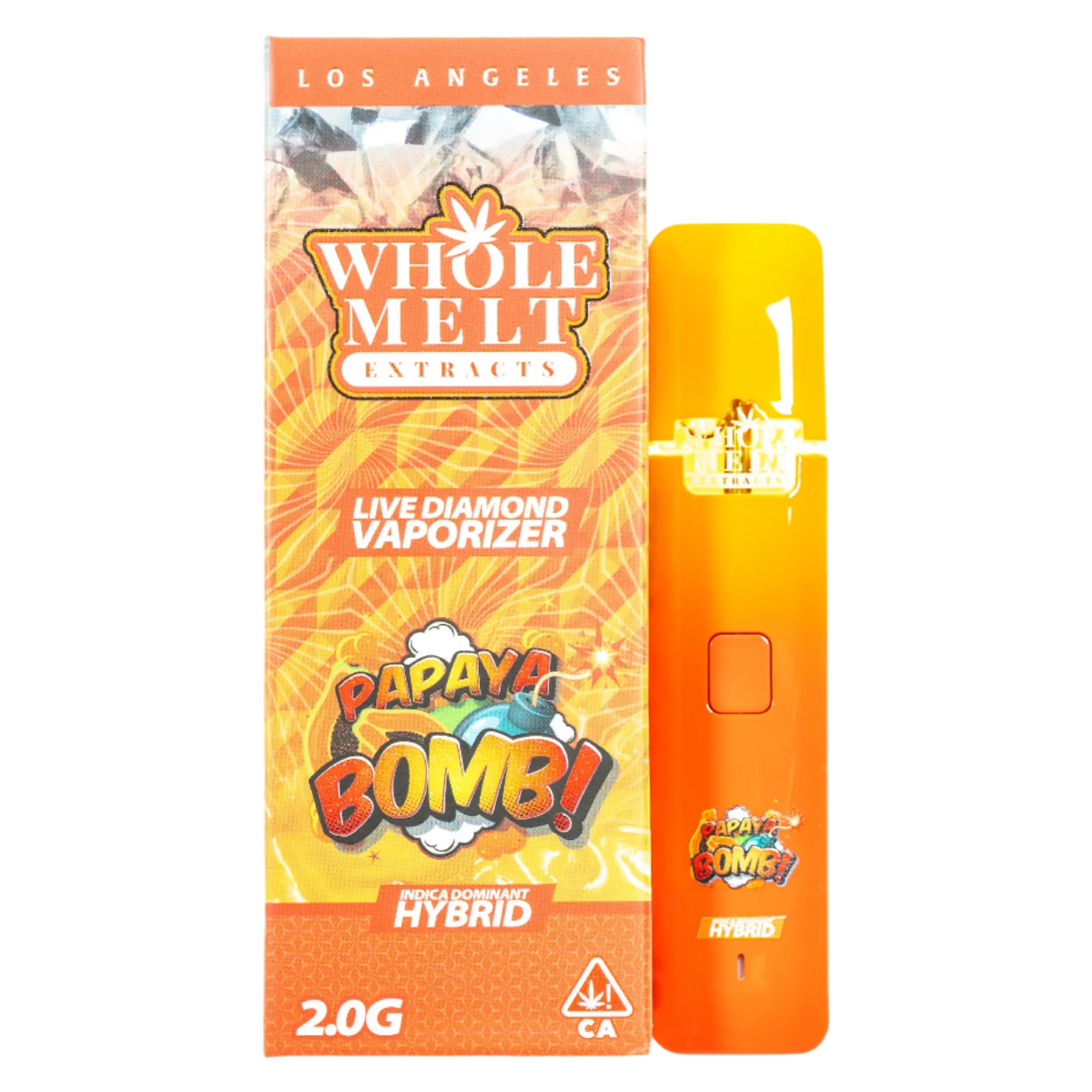 Papaya Bomb Whole Melts Disposable – Hybrid - Official Whole Melt Extracts - Image 2