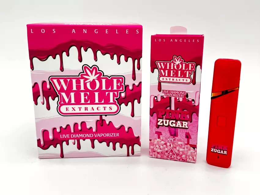 Pink Zugar Whole Melts Disposable – Hybrid - Official Whole Melt Extracts - Image 2