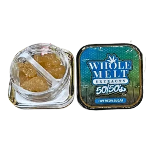 Whole Melt Extracts 50/50’s Live Resin Sugar “Blue Fresca” & “Cannalope” - Official Whole Melt Extracts