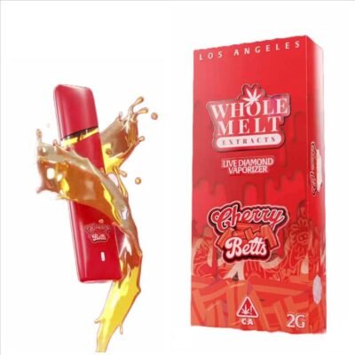 Cherry Belts Whole Melts Disposable – Indica - Official Whole Melt Extracts