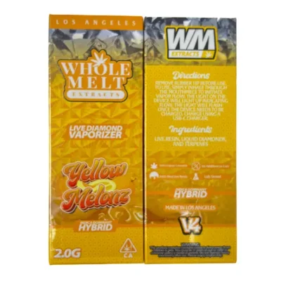 Yellow Melonz Whole Melts Disposable – Hybrid - Official Whole Melt Extracts