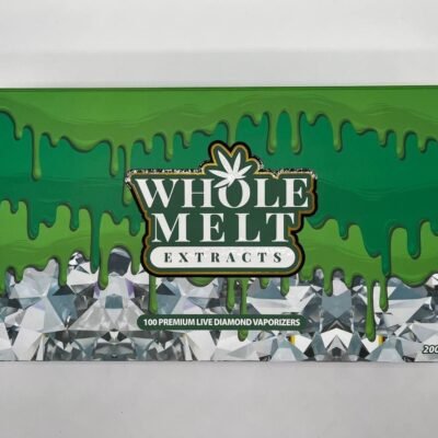 Green Whole Melts Master Box | 100 Disposable Vapes - 10 Flavors - Official Whole Melt Extracts