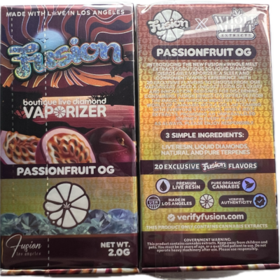 PassionFruit OG Whole Melts x Fusion – 2G Sativa Disposable Vape - Official Whole Melt Extracts
