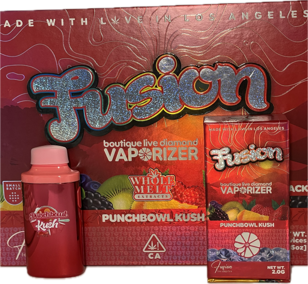 PunchBowl Kush Whole Melts x Fusion – 2G Hybrid Disposable Vape - Official Whole Melt Extracts - Image 2